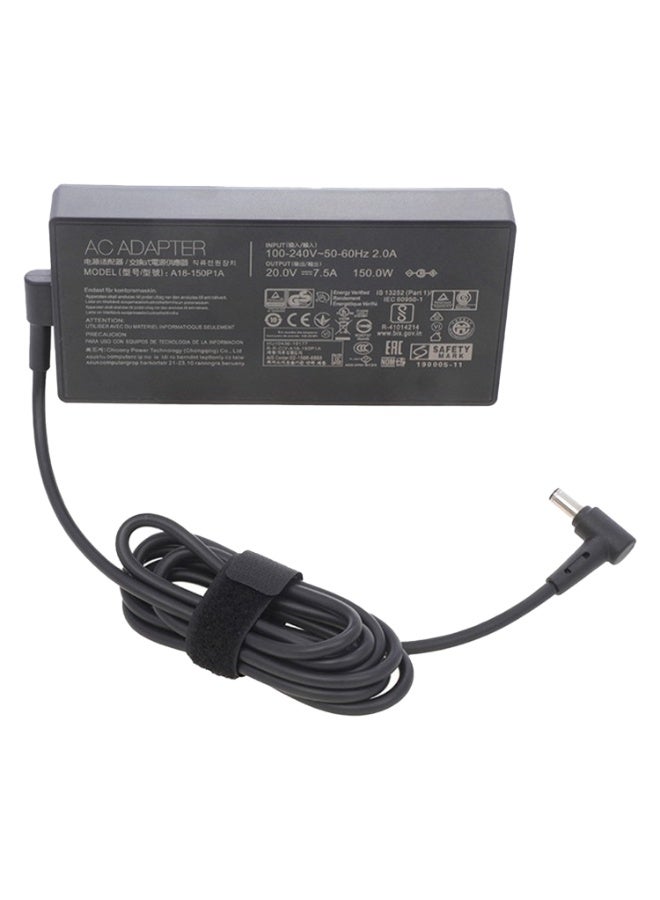 Lap-Tech Replacement Laptop Charger 150W 20V 7.5A (6.0 × 3.7 mm Barrel Tip) with Power Cord – Compatible with ASUS ROG, TUF, ZenBook Pro, VivoBook Pro & High-Performance Series – LAPTECH 6-Month Warranty (Not Original) - Image 2